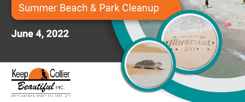 Keep Collier Beautiful invites volunteers to register for the Summer Beach and Park Cleanup